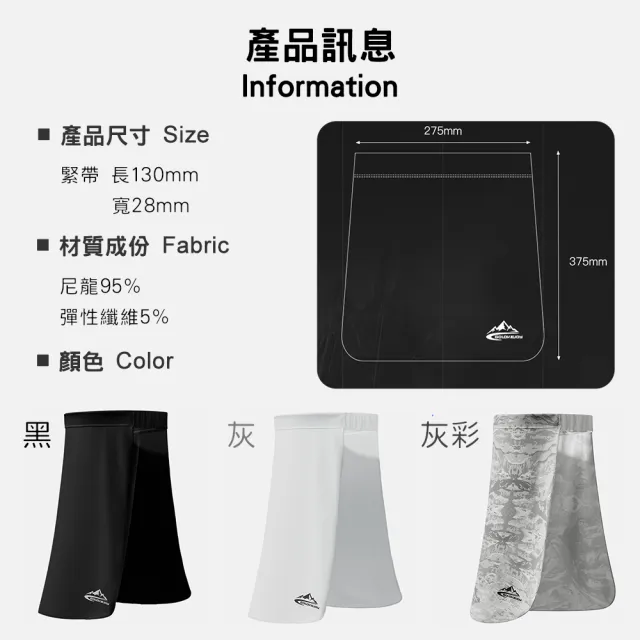 【Threeshape】3件組 3S夏日冰絲防曬帽簾面罩 (涼感 抗紫外線 抗UV 戶外 釣魚 騎行 口罩 遮陽)