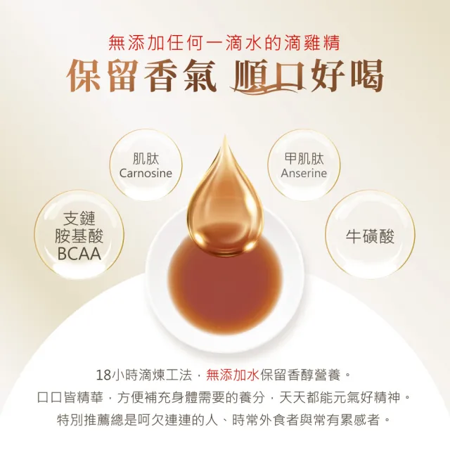 【華陀扶元堂】古傳滴雞精-家庭號常溫包6盒(30包/盒-父親節送禮必選/無添加水/黑羽土雞/送禮)父親節