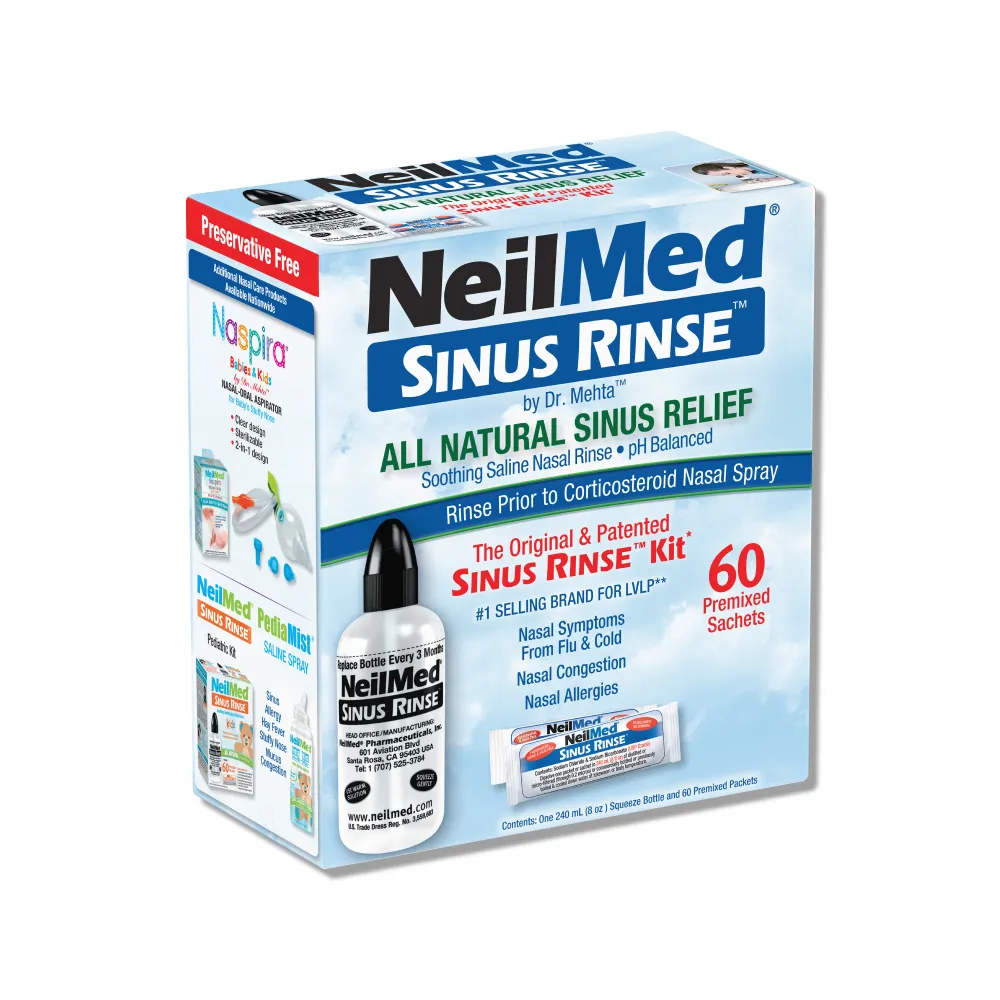 【NeilMed 耐有美】塞那靈洗鼻器 大組合(附60包鹽)