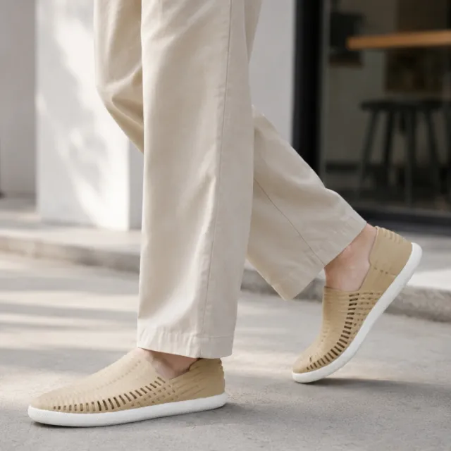 【People Footwear】加拿大休閒鞋 防水鞋 涼鞋 平底鞋 拖鞋(RIO 瑞歐 新色 蘑菇棕/雪人白色)