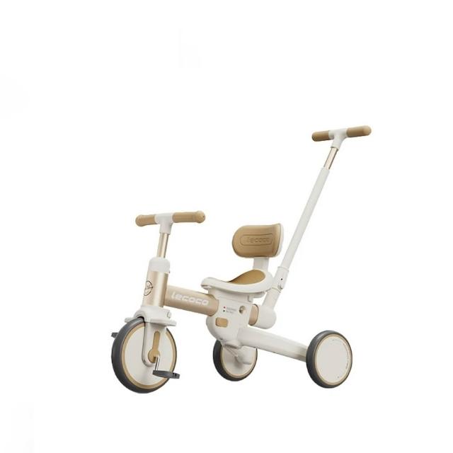 【Lecoco】樂卡兒童多功能三輪車S3(三輪車 滑步車)