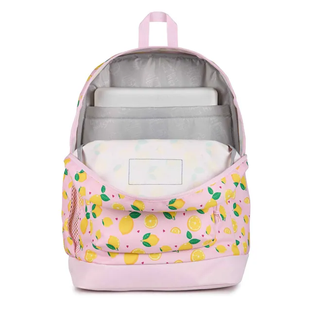【JANSPORT】雙11 Cross Town Plus 後背包 運動包 休閒包 粉紅 橘(JS0A7ZNZA3C)