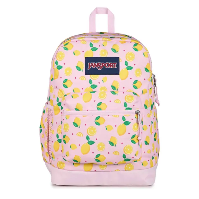 【JANSPORT】Cross Town Plus 後背包 運動包 休閒包 粉紅 橘(JS0A7ZNZA3C)