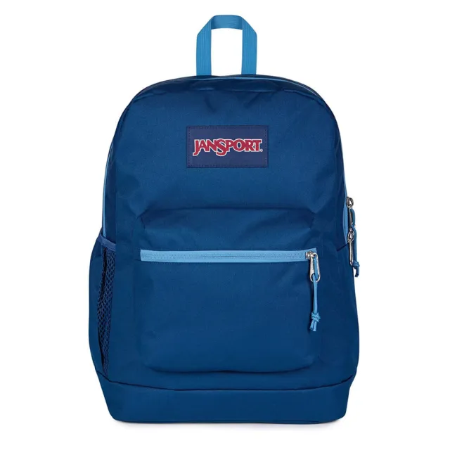 【JANSPORT】Cross Town Plus 後背包 運動包 休閒包 深藍(JS0A7ZNZA5B)