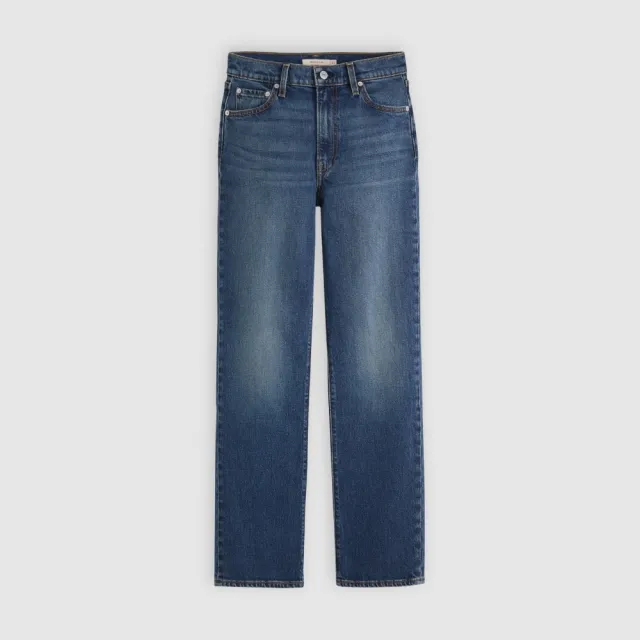 【LEVIS】Ribcage 高腰修身直筒牛仔褲 / 微彈性 女生牛仔褲 人氣新品 0081W-0008