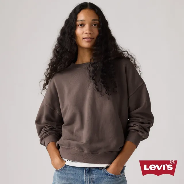 【LEVIS】復古落肩大學Tee 女生上衣 人氣新品 006DW-0009