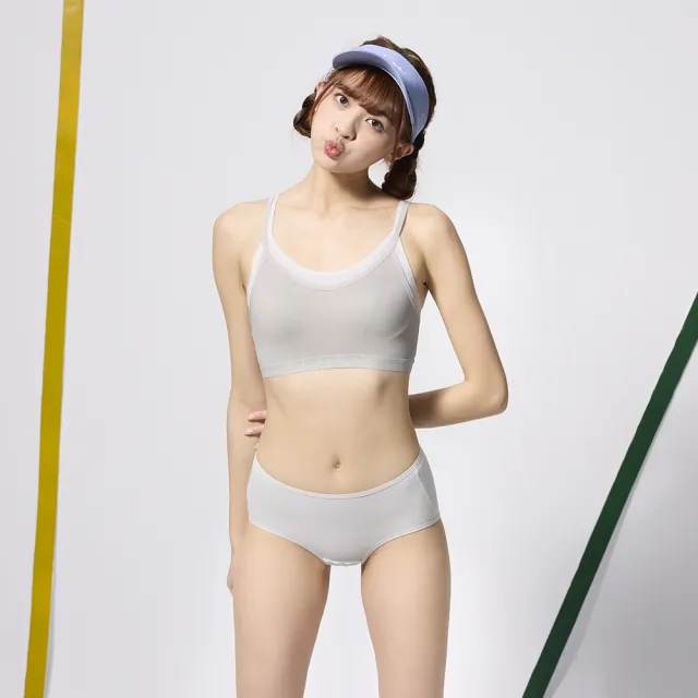 【BeenTeen 嬪婷】FTC輕涼運動系列 涼感動 M-3L運動背心 BBB105FY(率性灰)