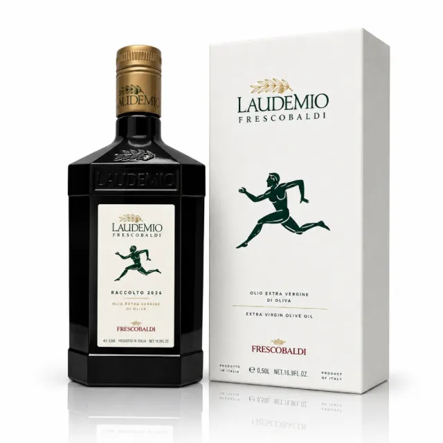 【Laudemio Frescobaldi】金牌特級冷壓初榨橄欖油莊園級 250ml 盒裝 生飲等級 低油酸高發煙點 跑步人雙11
