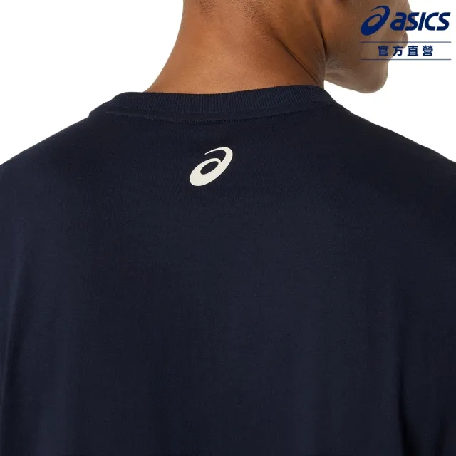 【asics 亞瑟士】短袖上衣 男款 海外版 網球上衣 2041A355-402