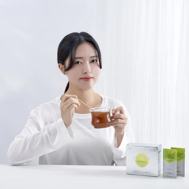 【F&F】輕孅檬康普飲 15包/盒  (專利冰晶番茄 紅葡萄葉 維生素C 輕盈代謝 解膩 久站久坐 康普茶)