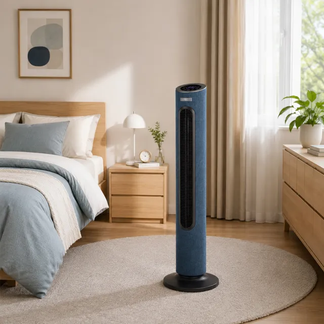 【嘉儀】直流變頻大廈扇 KEF-241B 星空藍(預約定時/多角度擺頭/10段風量)