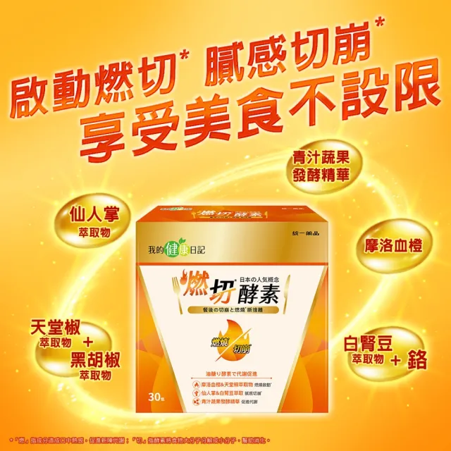 【我的健康日記】燃切酵素30入(劉品言代言)