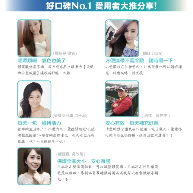 【Angel LaLa 天使娜拉】日本專利比菲德氏益生菌+半乳寡糖(30包/盒/益生菌/賴雅妍代言)