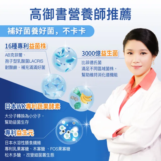 【Angel LaLa 天使娜拉】金好輕暢日本專利益生菌(30包/盒/乳酸菌/半乳寡糖/酵素/賴雅妍)