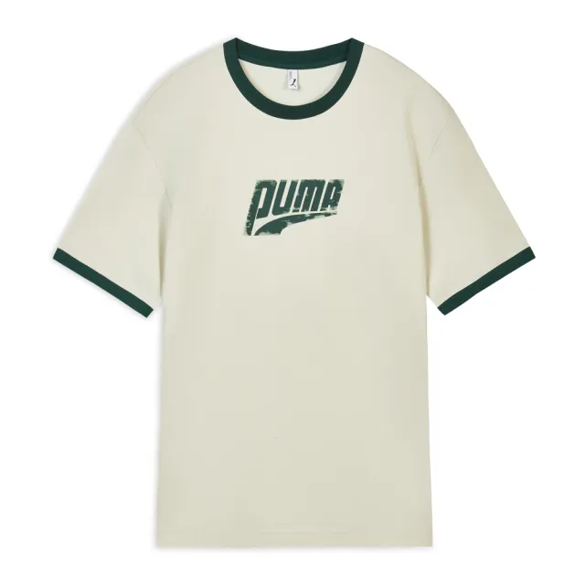 【PUMA】短袖上衣 男 女 中性 亞規 EASY MILES 米綠 63629487