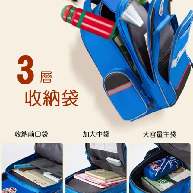 【橘魔法】安全夜間反光護脊書包 女童 大童 雙肩包 護脊書包 學生書包 兒童書包 女童書包 學校 開學
