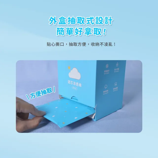 【愛康】透芯涼感棉－隨身包單盒(護墊/日用/夜用/加長)