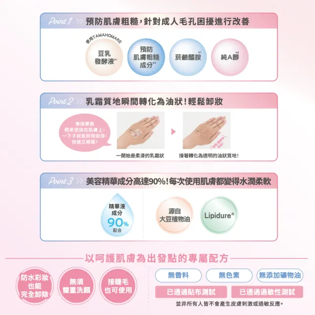 【SANA 莎娜】豆乳美肌緊緻潤澤亮白卸妝霜130g