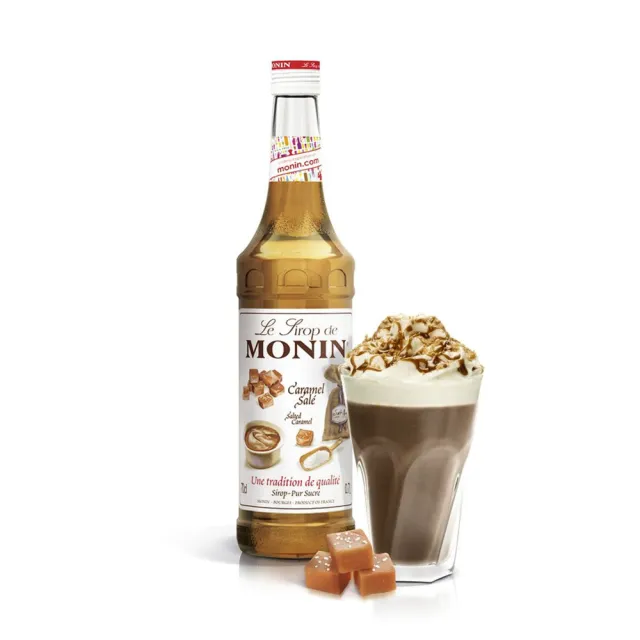 【MONIN】系列風味糖漿700ml(焦糖風味/香草風味/楓糖風味/海鹽焦糖風味　任選)