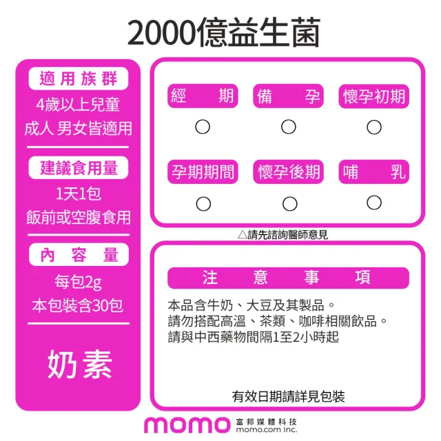 【funcare 船井生醫】2000億益生菌30包/盒x6盒(共180包；日本原裝進口/幫助消化/排便順暢/調整體質/增強保 