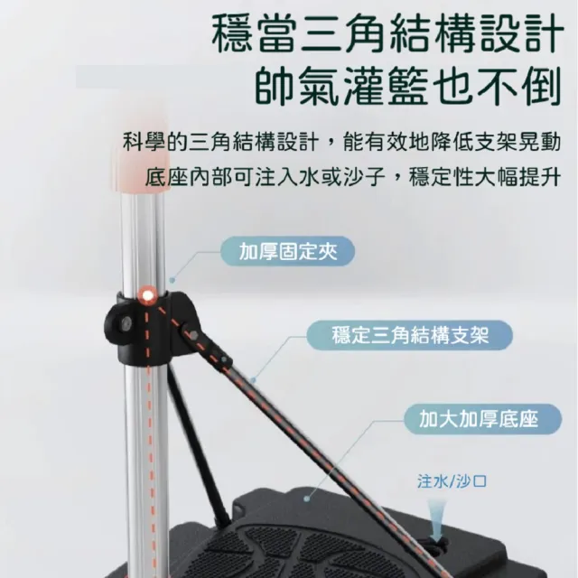 【話童】兒童計數籃球架 投球架 籃球架 籃球筐 170cm 升級加粗版 感應計分 增重底座 贈球*2 預購15天