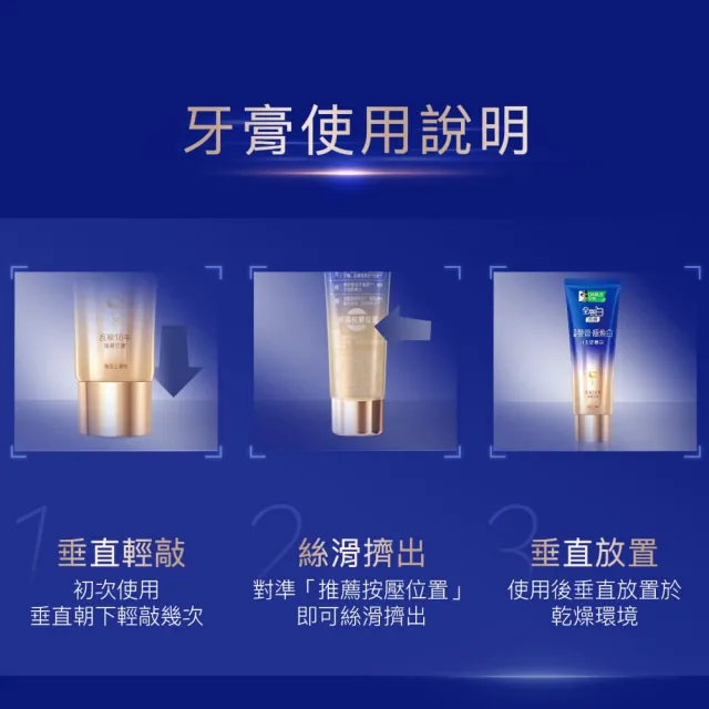【DARLIE 好來】全亮白深導極煥白雙管牙膏100gx3入(一日美白/亮白)