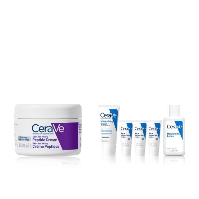 【CeraVe 適樂膚】全新上市★極抗痕多肽緊緻修護霜 48g(全新緊緻小紫霜)