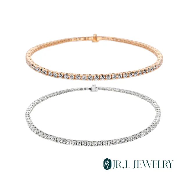 【JR.L JEWELRY】1克拉 真摯鑽石手鍊(培育鑽石 18K)