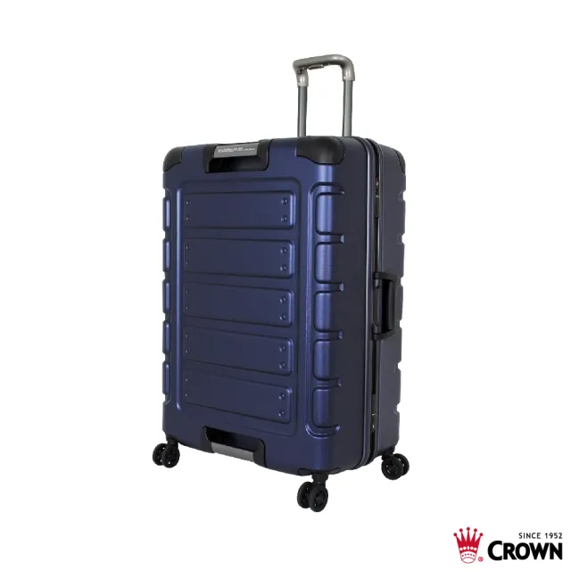 【CROWN 皇冠】日本同步款 獨特箱面手把 30吋 行李箱 悍馬箱(雙輪/TSA海關鎖/超耐摔)