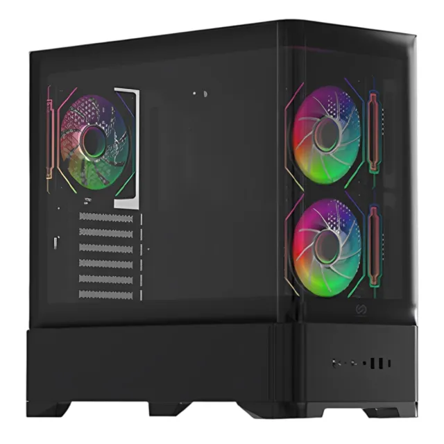 【華碩平台】I3 四核 RTX 5070 {靖奇神殿V}WIFI電競機(I3-14100F/B760/32G D4/1TB)