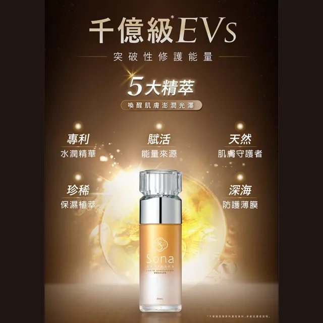 【SONA】靈芝植泌體賦活精華液30ml-小晶瓶