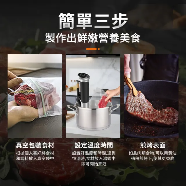 低溫慢煮機 舒肥機 110V料理機（全機防水 舒肥雞胸肉牛排 BSMI認證+1年保固）