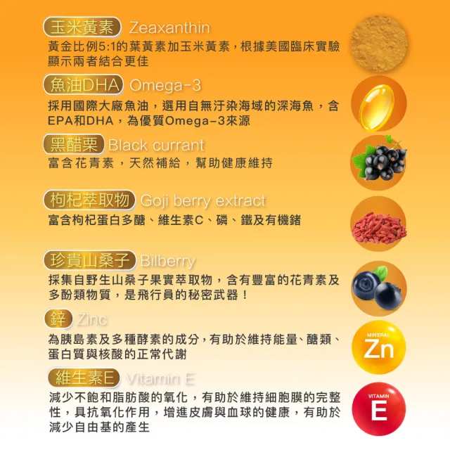 【家倍健】金盞花萃取物含葉黃素複方軟膠囊(30粒/盒)