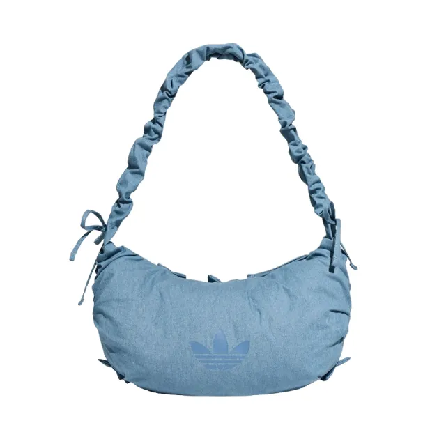 【adidas 愛迪達】肩背包 斜背包 DENIM RUFF BAG 女 - KX6975