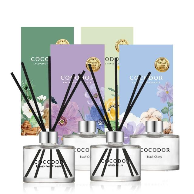 【COCODOR】經典擴香瓶200mlx4入(多款任選/官方直營/韓國香氛/)