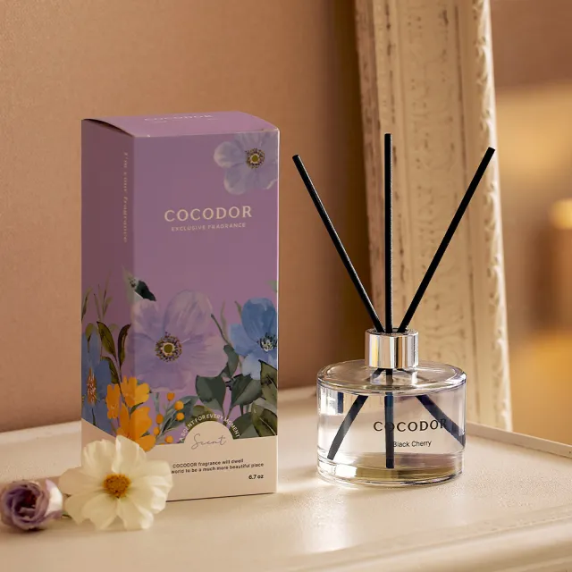 【COCODOR】經典擴香禮盒2組入(200mlx8入/蜜梨小蒼蘭/白茉莉/白麝香/柑橘薰衣草/七夕情人節/禮物)