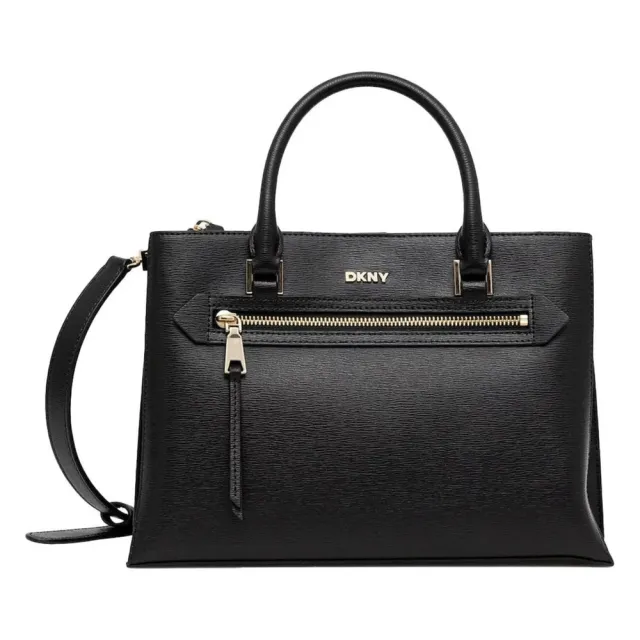 【DKNY】雙11 BRYANT AVE SM SATCHE 托特包 撞色女包包