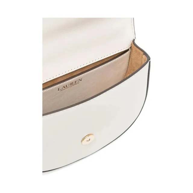 【RALPH LAUREN】雙11 WTLY CHN CBD 斜跨包 小號 白色女包包