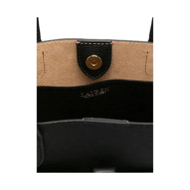 【RALPH LAUREN】雙11 CMRYN SM SHP 托特包 小號 黑色女包包