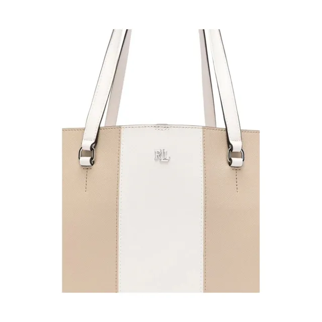 【RALPH LAUREN】雙11 KARLY 托特包 large 大號 撞色女包包