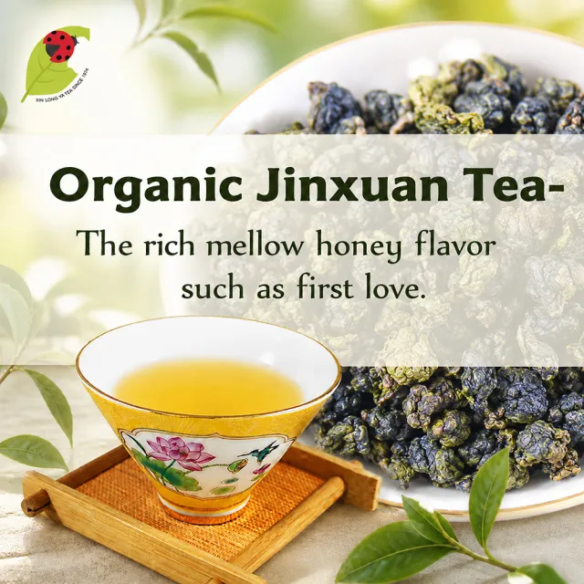 【鑫龍源】台灣有機茶100%高山茶葉4罐組(杉林溪有機金萱茶50g/罐-共200g｜奶韻青茶｜有機驗證｜附提袋）