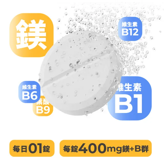 【Doppelherz 德之寶】維他命B群發泡錠15錠x6罐(德國雙心)