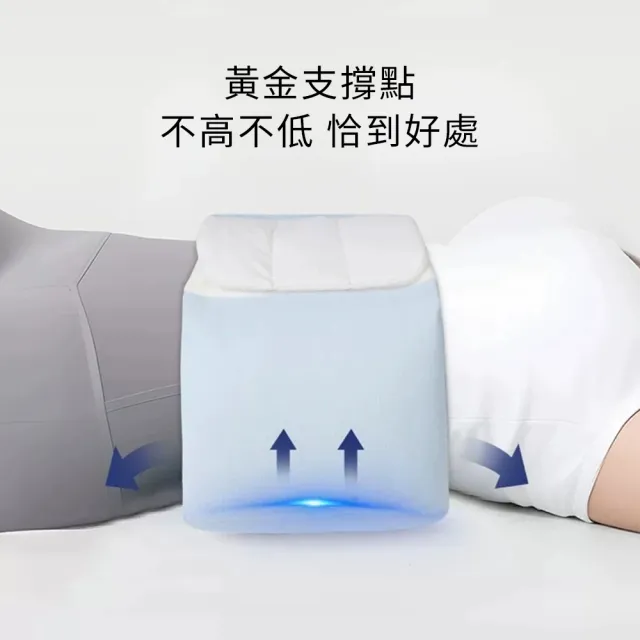 【StarGo】可調節包裹式睡眠護腰墊 腰部支撐腰枕 固定腰托 腰椎支撐墊 靠背枕 仰側兩用護腰枕 睡覺護腰帶