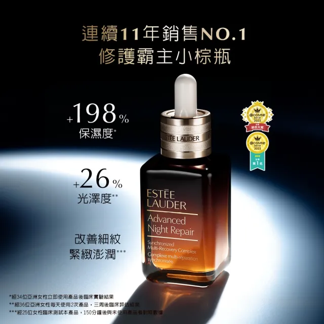 【Estee Lauder 雅詩蘭黛】特潤超導全方位修護露50ml+原生露/櫻花版200ml(精華液/化妝水)