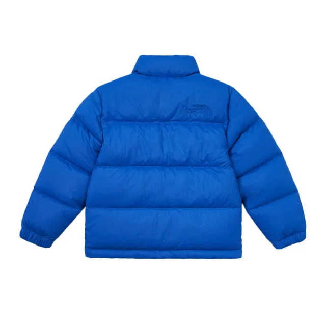 【The North Face 官方旗艦】北面經典1996兒童藍色DWR防潑水羽絨外套｜8EMACZ6(700蓬鬆度)