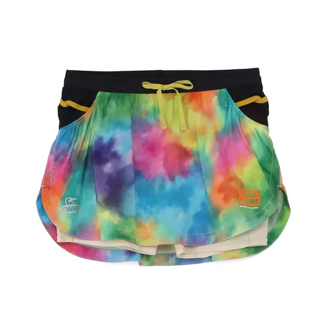 【CHUMS】CHUMS 休閒 女 CHUMS x Running Skirt運動褲裙 Watercolor 女 (CH181387Z400)