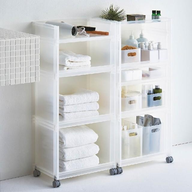 【MUJI 無印良品】PP收納系列用輪子/4個入 約寬3.5×深3.5×高6cm