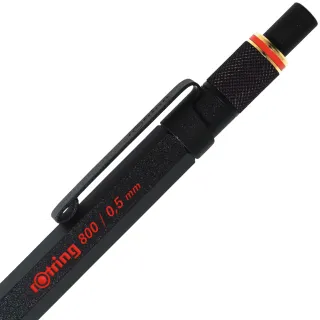 【rOtring】德國紅環rOtring 800型 製圖自動鉛筆 黑色 0.5mm(rOtring 800)