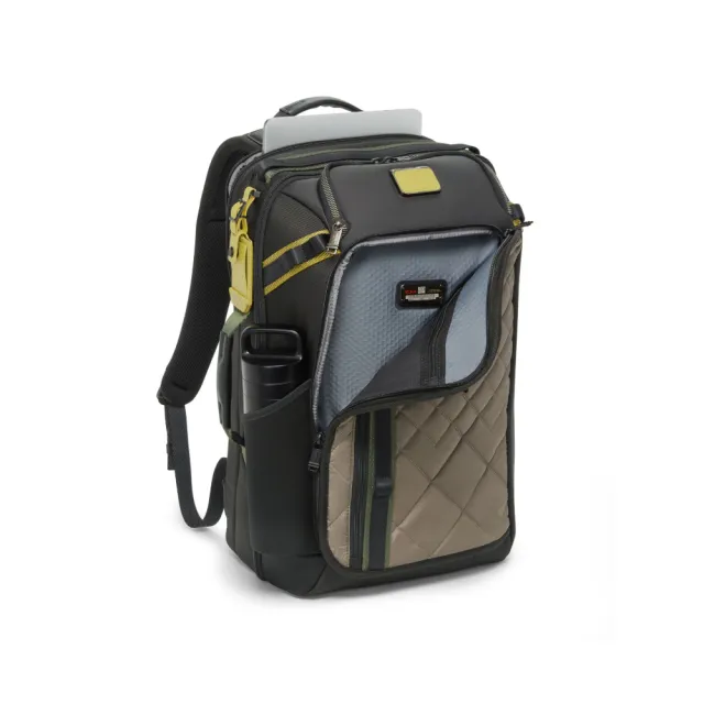 【TUMI】Alpha Bravo Detrick 17 吋筆電商務後背包 - 灰褐 / 黑