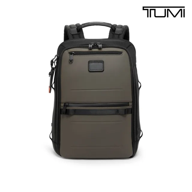 【TUMI】Alpha Bravo Dynamic 彈道尼龍商務休閒後背包 - 大地棕